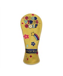 MACKY（マッキー）の「グッドバイブ ドライバーカバー マスタード（ゴルフグッズ）」