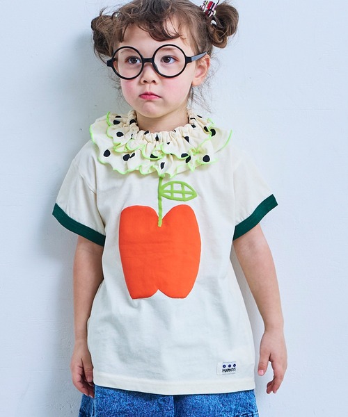 MARKEY'S(マーキーズ)の「リンガージャストTシャツ(Tシャツ/カットソー・キッズ・グリーン/ブラウン/レッド/ブルー・130/120/110/100/95/90/80/150/140)」の1枚目の写真