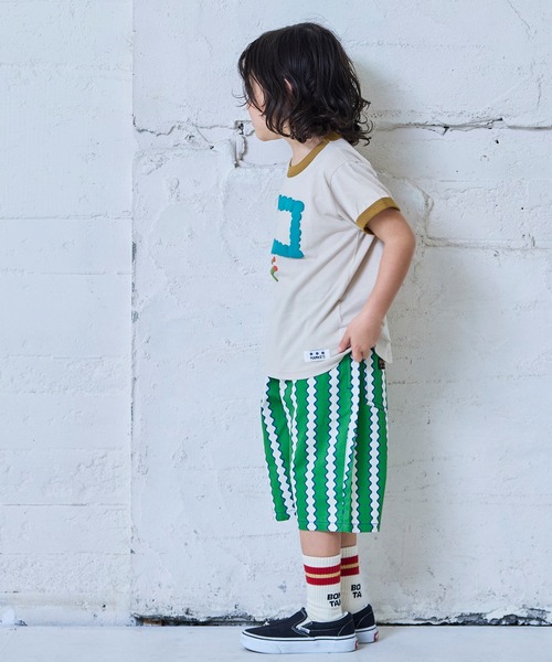 MARKEY'S(マーキーズ)の「リンガージャストTシャツ(Tシャツ/カットソー・キッズ・グリーン/ブラウン/レッド/ブルー・130/120/110/100/95/90/80/150/140)」の8枚目の写真