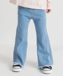 キッズのデニムパンツ（ガールズ/フレア・ブーツカット）ファッション