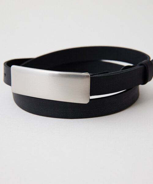 THE PAUSE（ザ ポーズ）の「＜WEB限定＞【THE PAUSE】プレートバックルベルト（ベルト・レディース・ブラック/グレー系その他・FREE）」の9枚目の写真