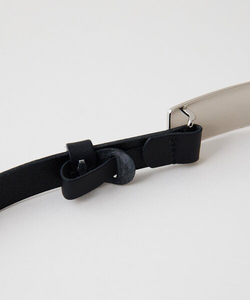 THE PAUSE（ザ ポーズ）の「＜WEB限定＞【THE PAUSE】プレートバックルベルト（ベルト・レディース・ブラック/グレー系その他・FREE）」の12枚目の写真