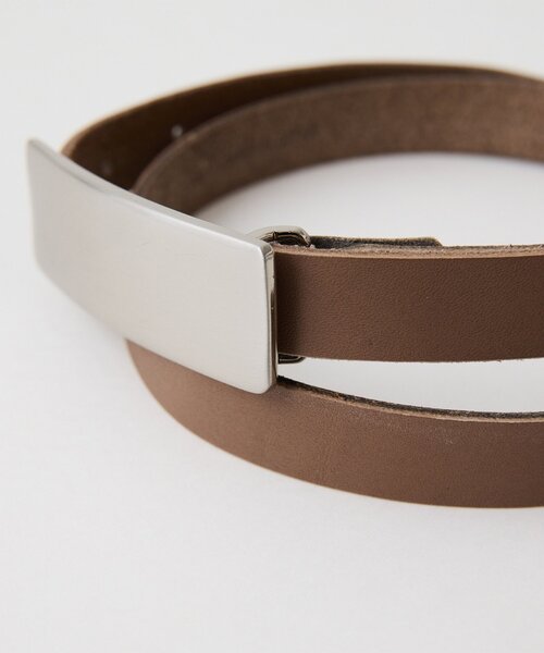 THE PAUSE（ザ ポーズ）の「＜WEB限定＞【THE PAUSE】プレートバックルベルト（ベルト・レディース・ブラック/グレー系その他・FREE）」の15枚目の写真