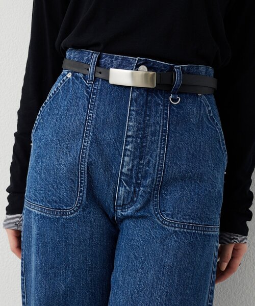 THE PAUSE（ザ ポーズ）の「＜WEB限定＞【THE PAUSE】プレートバックルベルト（ベルト・レディース・ブラック/グレー系その他・FREE）」の6枚目の写真
