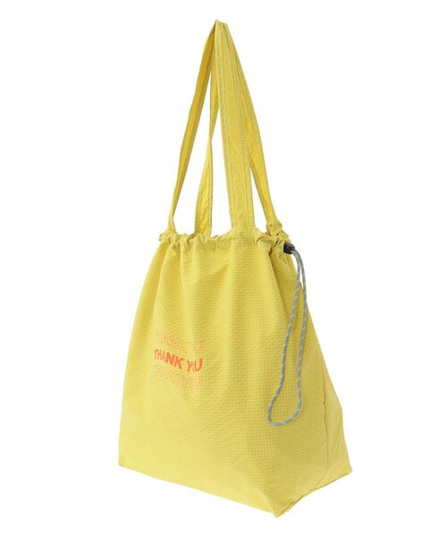 Green　Parks（グリーンパークス）の「ドロストトートバッグ（トートバッグ・レディース・イエロー/カーキ/アイボリー/ブルー・FREE）」の10枚目の写真