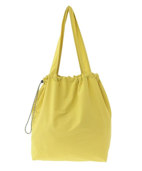 Green　Parks（グリーンパークス）の「ドロストトートバッグ（トートバッグ・レディース・イエロー/カーキ/アイボリー/ブルー・FREE）」の12枚目の写真