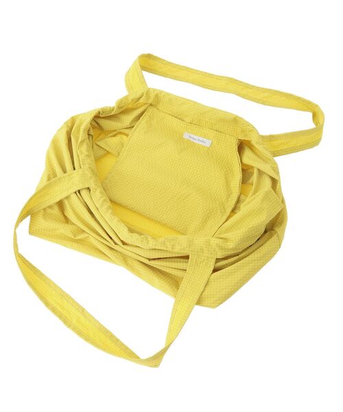 Green　Parks（グリーンパークス）の「ドロストトートバッグ（トートバッグ・レディース・イエロー/カーキ/アイボリー/ブルー・FREE）」の13枚目の写真