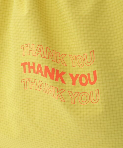 Green　Parks（グリーンパークス）の「ドロストトートバッグ（トートバッグ・レディース・イエロー/カーキ/アイボリー/ブルー・FREE）」の17枚目の写真