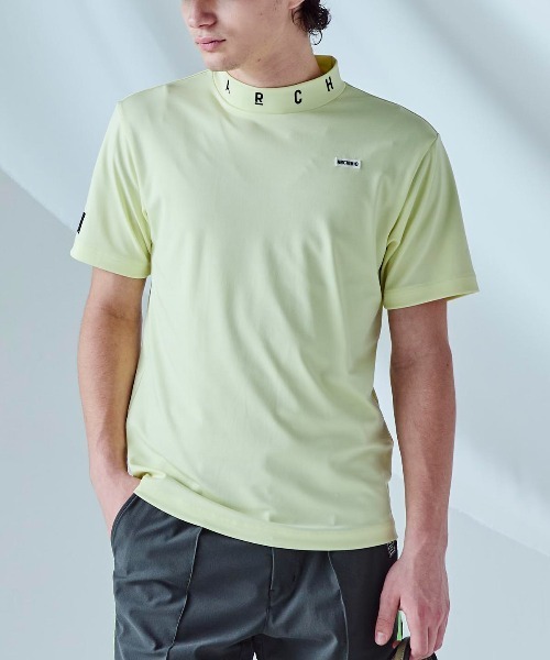 archivio(アルチビオ)の「<MENS>ネック刺繍UV速乾プルオーバー(Tシャツ/カットソー・メンズ・ライトブルー/ホワイト/イエロー/ブラック・LL/L/M)」の1枚目の写真