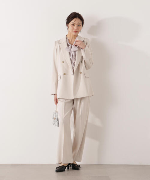 PROPORTION BODY DRESSING(プロポーションボディドレッシング)の「<ウォッシャブル>ラッフルリボンブラウス / 1216110001(シャツ/ブラウス・レディース・ダークグレー/ピンク/ホワイト系その他・MEDIUM/SMALL)」の16枚目の写真