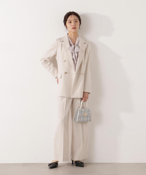 PROPORTION BODY DRESSING(プロポーションボディドレッシング)の「<ウォッシャブル>ラッフルリボンブラウス / 1216110001(シャツ/ブラウス・レディース・ダークグレー/ピンク/ホワイト系その他・MEDIUM/SMALL)」の18枚目の写真