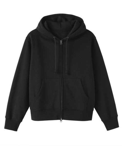 無印良品（ムジルシリョウヒン）の「婦人　スウェットフルジップパーカ（パーカー・レディース・ブラック/オフホワイト/グレー/ダークグレー・S/M/L/XL）」の19枚目の写真