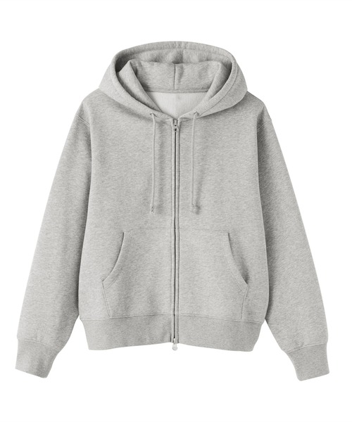 無印良品（ムジルシリョウヒン）の「婦人　スウェットフルジップパーカ（パーカー・レディース・ブラック/オフホワイト/グレー/ダークグレー・S/M/L/XL）」の12枚目の写真