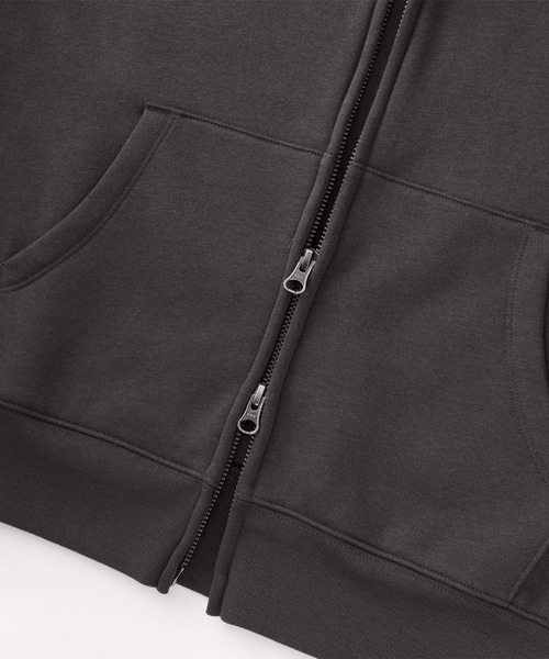 無印良品（ムジルシリョウヒン）の「婦人　スウェットフルジップパーカ（パーカー・レディース・ブラック/オフホワイト/グレー/ダークグレー・S/M/L/XL）」の6枚目の写真