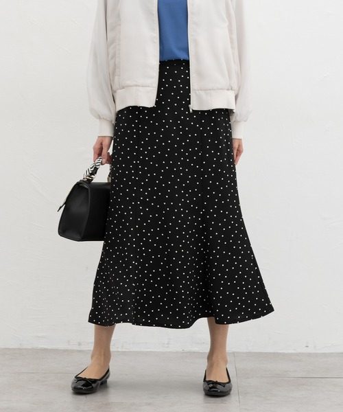 Honeys（ハニーズ）の「マーメイドスカート（スカート・レディース・ピンクベージュ/ブラック/ホワイト系その他/ブラック系その他・M/LL/L/3L/S）」の17枚目の写真