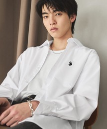 U.S. POLO ASSN. | U.S. POLO ASSN. ワンポイント刺繍ブロードレギュラーカラーシャツ(シャツ/ブラウス)