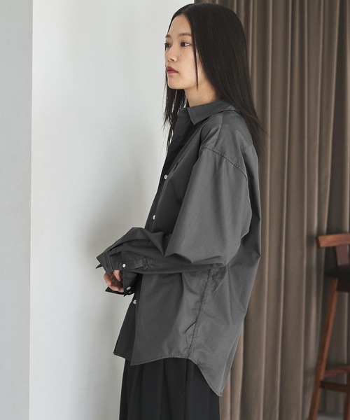 U.S. POLO ASSN.（ユーエスポロアッスン）の「U.S. POLO ASSN. ワンポイント刺繍ブロードレギュラーカラーシャツ（シャツ/ブラウス・メンズ・ホワイト/チャコール/ブルー・S/M/L）」の19枚目の写真