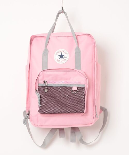 CONVERSE(コンバース)の「【CONVERSE】CV RETRO SCHOOL BACKPACK / コンバース アンクルパッチロゴ バックパック(バックパック/リュック・メンズ・レッド/ピンク/ネイビー/ブラック/グリーン/パープル・FREE)」の5枚目の写真