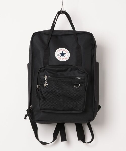 CONVERSE(コンバース)の「【CONVERSE】CV RETRO SCHOOL BACKPACK / コンバース アンクルパッチロゴ バックパック(バックパック/リュック・メンズ・レッド/ピンク/ネイビー/ブラック/グリーン/パープル・FREE)」の1枚目の写真