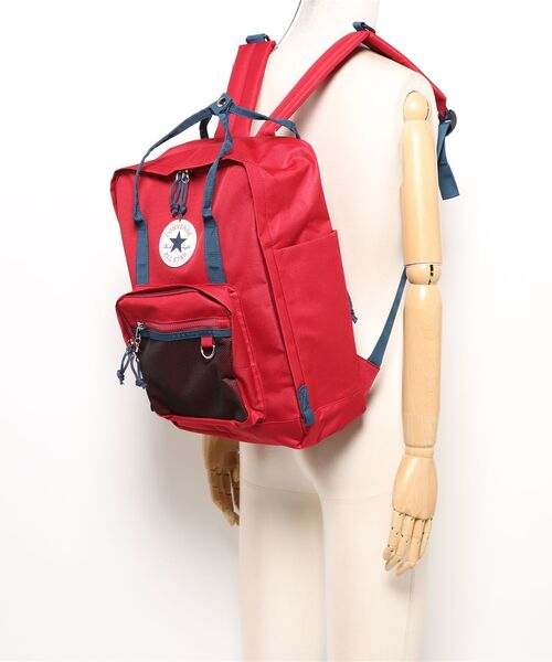 CONVERSE(コンバース)の「【CONVERSE】CV RETRO SCHOOL BACKPACK / コンバース アンクルパッチロゴ バックパック(バックパック/リュック・メンズ・レッド/ピンク/ネイビー/ブラック/グリーン/パープル・FREE)」の22枚目の写真