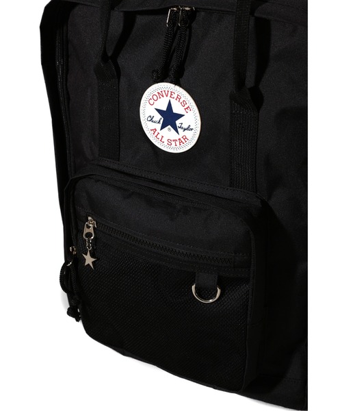 CONVERSE(コンバース)の「【CONVERSE】CV RETRO SCHOOL BACKPACK / コンバース アンクルパッチロゴ バックパック(バックパック/リュック・メンズ・レッド/ピンク/ネイビー/ブラック/グリーン/パープル・FREE)」の8枚目の写真