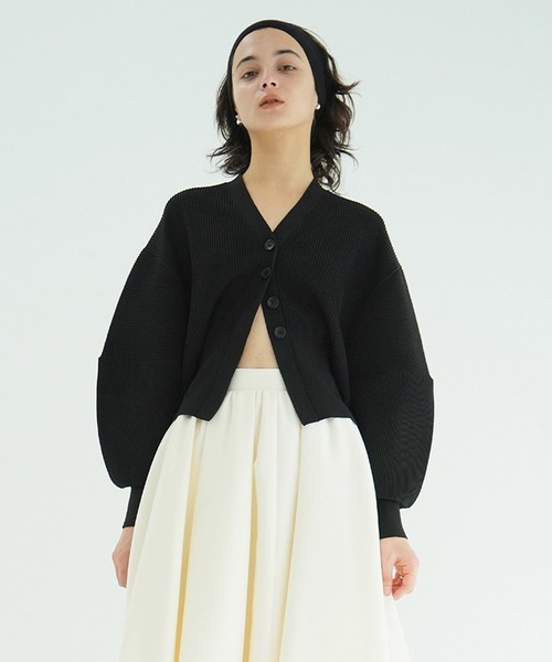 CLANE カーディガン CURVED SLEEVE KNIT CARDIGAN｜TOPS(トップス)｜CLANE OFFICIAL ONLINE