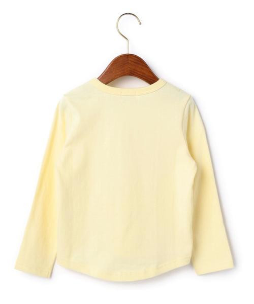 green label relaxing(グリーンレーベルリラクシング)の「【KIDS】フラワーサガラ プルオーバー ロングスリーブ◆(Tシャツ/カットソー・キッズ・グレー/クリーム・135/115/105/95/125)」の3枚目の写真