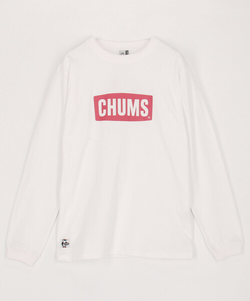 FREAK'S STORE（フリークスストア）の「限定展開 CHUMS/チャムス チャムスロゴロングスリーブTシャツ（Tシャツ/カットソー・メンズ・ネイビー/ホワイト/ブラック・MEDIUM/LARGE/SMALL/X-LARGE）」の2枚目の写真