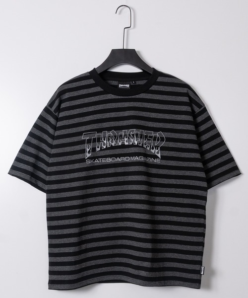 THRASHER(スラッシャー)の「【at】〔THRASHER/スラッシャー〕アソートデザイン 半袖Tシャツ ショート丈/カモフラージュ/レオパード/ボーダー/ドット(Tシャツ/カットソー・メンズ・ブラック系その他2/ブラック系その他/グレー系カモフラージュ/グリーン系カモフラージュ/レオパード/ドット・FREE/MEDIUM/LARGE)」の14枚目の写真