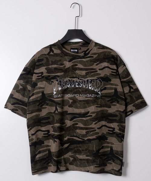 THRASHER(スラッシャー)の「【at】〔THRASHER/スラッシャー〕アソートデザイン 半袖Tシャツ ショート丈/カモフラージュ/レオパード/ボーダー/ドット(Tシャツ/カットソー・メンズ・ブラック系その他2/ブラック系その他/グレー系カモフラージュ/グリーン系カモフラージュ/レオパード/ドット・FREE/MEDIUM/LARGE)」の16枚目の写真