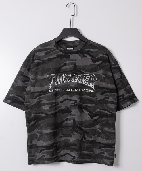 THRASHER(スラッシャー)の「【at】〔THRASHER/スラッシャー〕アソートデザイン 半袖Tシャツ ショート丈/カモフラージュ/レオパード/ボーダー/ドット(Tシャツ/カットソー・メンズ・ブラック系その他2/ブラック系その他/グレー系カモフラージュ/グリーン系カモフラージュ/レオパード/ドット・FREE/MEDIUM/LARGE)」の18枚目の写真