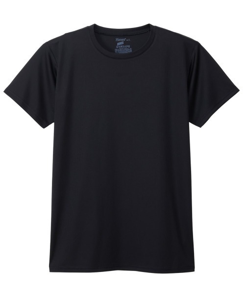 HANES（ヘインズ）の「【Hanes/ヘインズ】メンズ 【2枚組】Hanes MOVES スクエアメッシュ クルーネックTシャツ（Tシャツ/カットソー・メンズ・ホワイト/ライトグレー/ブラック・M/L/LL）」の11枚目の写真