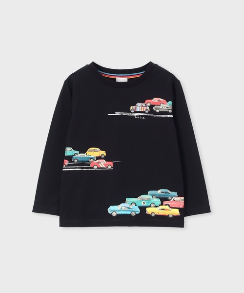 Paul Smith JUNIOR（ポールスミスジュニア）の「ボーイズ レーシングカー Tシャツ / 893195 3561203（Tシャツ/カットソー・キッズ・ホワイト/レッド/ブラック・100cm/110cm/120cm/130cm/140cm/150cm）」の2枚目の写真