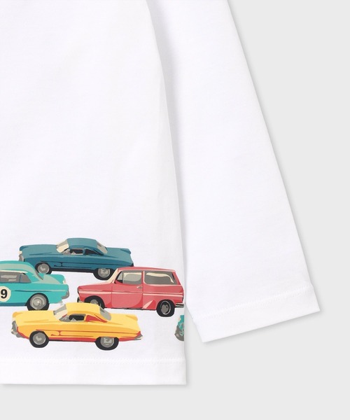 Paul Smith JUNIOR（ポールスミスジュニア）の「ボーイズ レーシングカー Tシャツ / 893195 3561203（Tシャツ/カットソー・キッズ・ホワイト/レッド/ブラック・100cm/110cm/120cm/130cm/140cm/150cm）」の5枚目の写真