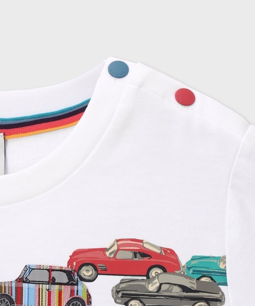 Paul Smith JUNIOR（ポールスミスジュニア）の「ボーイズ レーシングカー Tシャツ / 893195 3561203（Tシャツ/カットソー・キッズ・ホワイト/レッド/ブラック・100cm/110cm/120cm/130cm/140cm/150cm）」の7枚目の写真