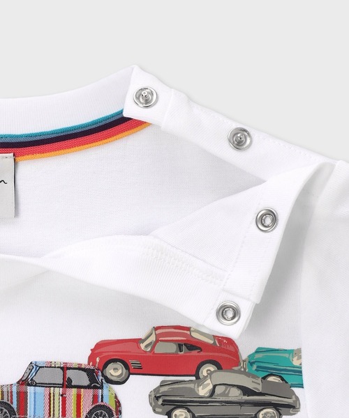 Paul Smith JUNIOR（ポールスミスジュニア）の「ボーイズ レーシングカー Tシャツ / 893195 3561203（Tシャツ/カットソー・キッズ・ホワイト/レッド/ブラック・100cm/110cm/120cm/130cm/140cm/150cm）」の8枚目の写真