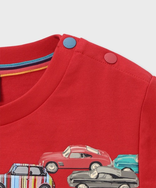 Paul Smith JUNIOR（ポールスミスジュニア）の「ボーイズ レーシングカー Tシャツ / 893195 3561203（Tシャツ/カットソー・キッズ・ホワイト/レッド/ブラック・100cm/110cm/120cm/130cm/140cm/150cm）」の12枚目の写真