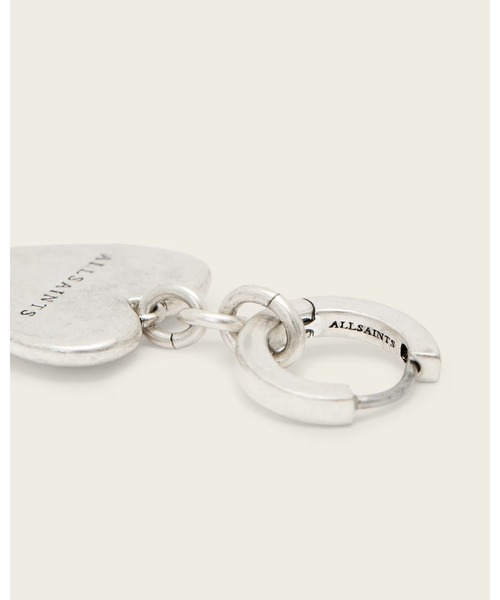 ALLSAINTS(オールセインツ)の「LIA HEART HUGGIE EARRINGS | LIA ハート ハギ― イヤリング・ピアス(ピアス(両耳用)・レディース・シルバー系その他・ONE SIZE)」の5枚目の写真