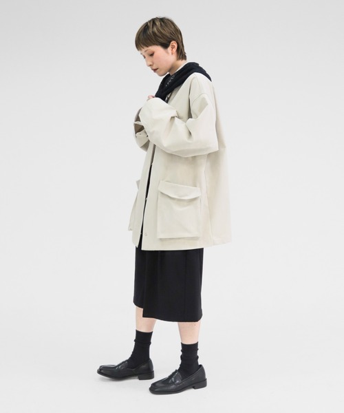 lit(リット)の「Military Coveralls Jacket(カバーオール・レディース・キナリ/ブラック・FREE)」の11枚目の写真