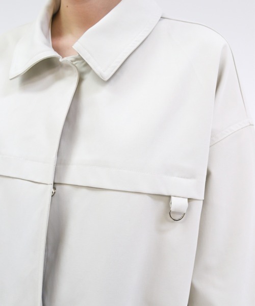 lit(リット)の「Military Coveralls Jacket(カバーオール・レディース・キナリ/ブラック・FREE)」の19枚目の写真