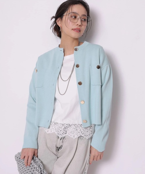 Arpege story 裾レースショートロンT 裾レースショートロンT（Tシャツ/カットソー）｜Arpege story