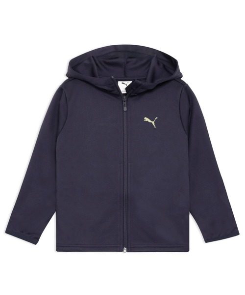 PUMA(プーマ)の「PUMA プーマ ボーイズ ESS エレベーテッド メッシュ フルジップ フーディ 120-(パーカー・キッズ・ブラック/ネイビー・130/140/150/160/120)」の2枚目の写真
