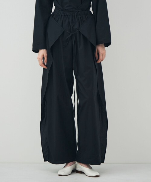 BASERANGE（ベースレンジ）の「BASERANGE DECTI イージーパンツ（その他パンツ・レディース・ブラック・S）」の3枚目の写真