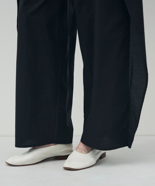 BASERANGE（ベースレンジ）の「BASERANGE DECTI イージーパンツ（その他パンツ・レディース・ブラック・S）」の8枚目の写真