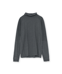 BROWNYARD BALANCE（ブラウンヤード・バランス）の「ソフトフードパーカーベースレイヤー、チャコール（パーカー）」