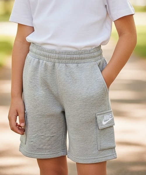 NIKE(ナイキ)の「NIKE/ナイキ NKN LBR CARGO SHORT イージーカーゴショーツ 2026年 夏 夏服(カーゴパンツ・キッズ・ブラック/グレー/ネイビー・4/5/6/7)」の12枚目の写真