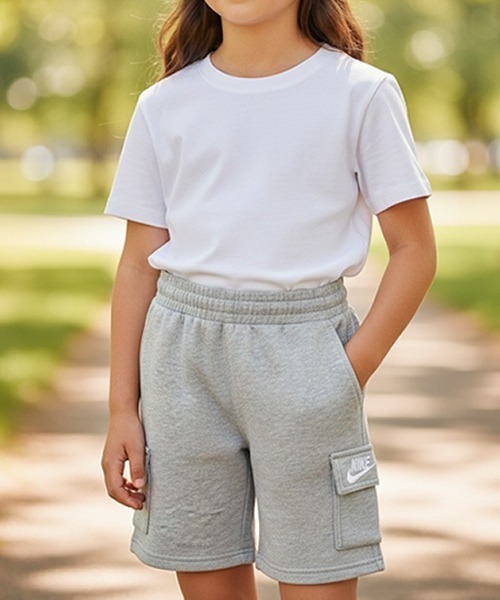 NIKE(ナイキ)の「NIKE/ナイキ NKN LBR CARGO SHORT イージーカーゴショーツ 2026年 夏 夏服(カーゴパンツ・キッズ・ブラック/グレー/ネイビー・4/5/6/7)」の14枚目の写真