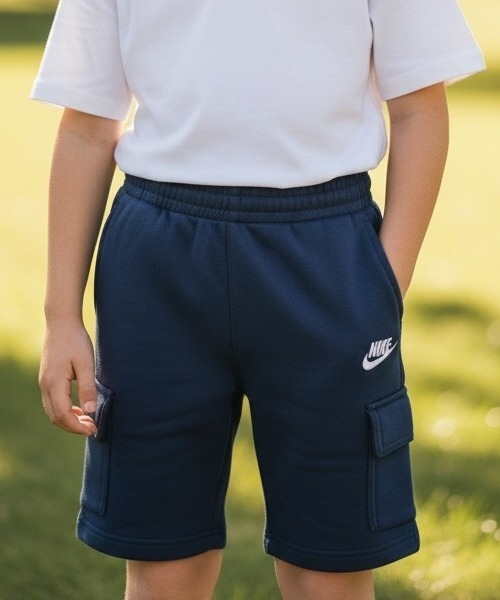 NIKE(ナイキ)の「NIKE/ナイキ NKN LBR CARGO SHORT イージーカーゴショーツ 2026年 夏 夏服(カーゴパンツ・キッズ・ブラック/グレー/ネイビー・4/5/6/7)」の15枚目の写真