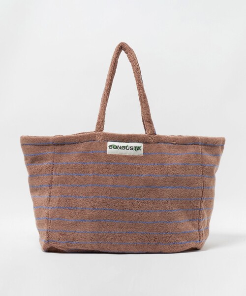 BONGUSTA(ボングスタ)の「<BONGUSTA> WEEKEND(トートバッグ・レディース・ダークグリーン/ライトピンク/ブラウン系/ベージュ/イエロー・FREE)」の2枚目の写真