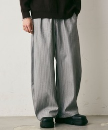 Shoowtime（ショウタイム）の「Stripe Tuck Slacks / ストライプタックスラックス（スラックス）」
